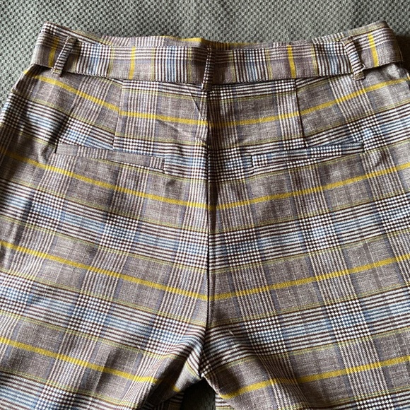 A New Day Belted Pleat Front Plaid Pant Size 10 - Picture 8 of 13